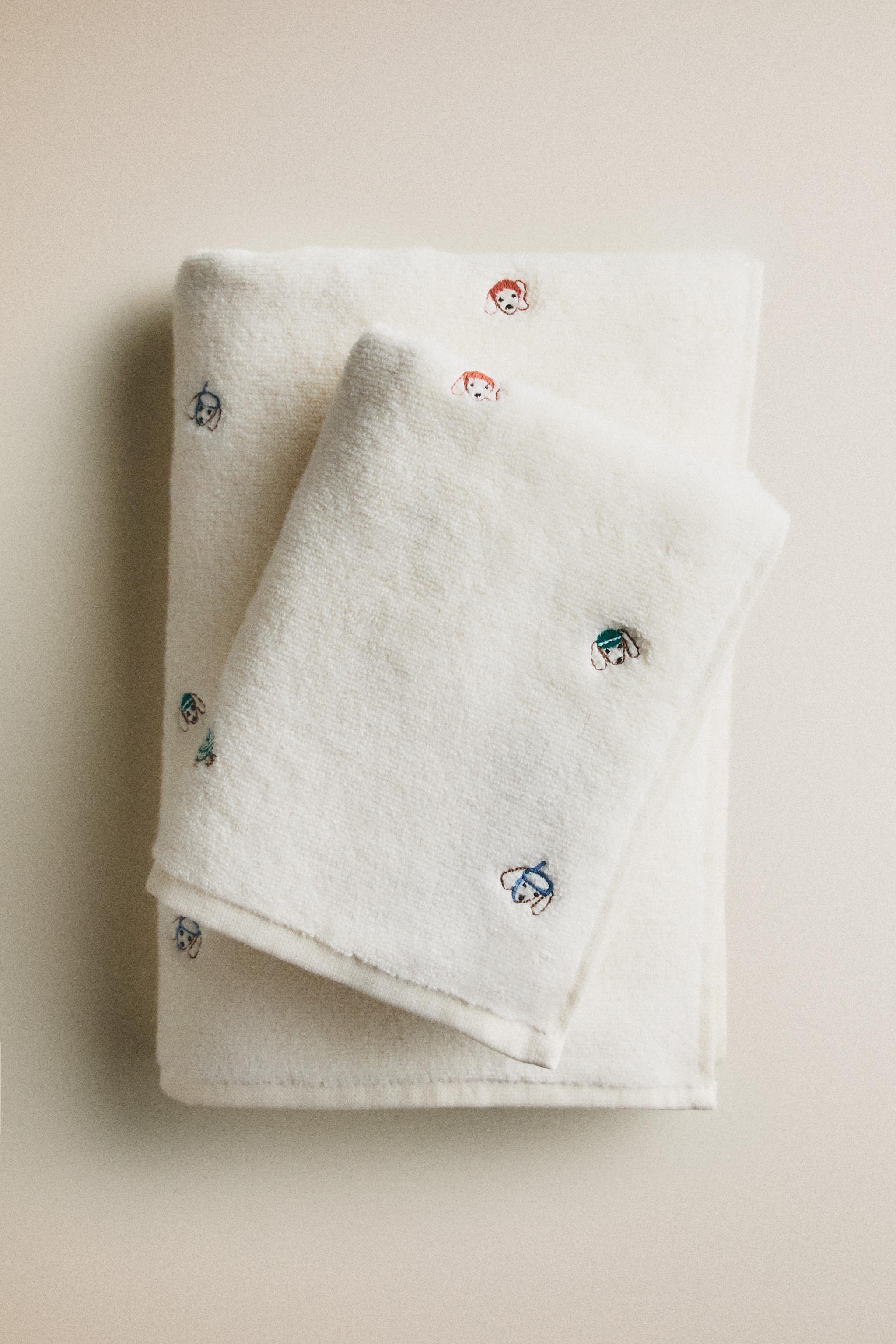 SERVIETTE ENFANT CHIENS